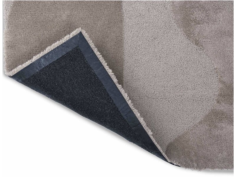 Brink & Campman Mural Cement tapis – laine design gris abstrait