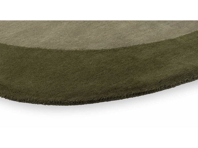 Brink & Campman Element Moore Moss tapis – laine design forme organique verte