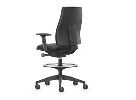 Se7en Anne’s Counter LX001 chaise haute – siège ergonomique pour comptoir avec repose-pieds