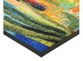 Kleentex Wash & Dry Casas de Colores deurmat – wasbare schoonloopmat kleurrijk design