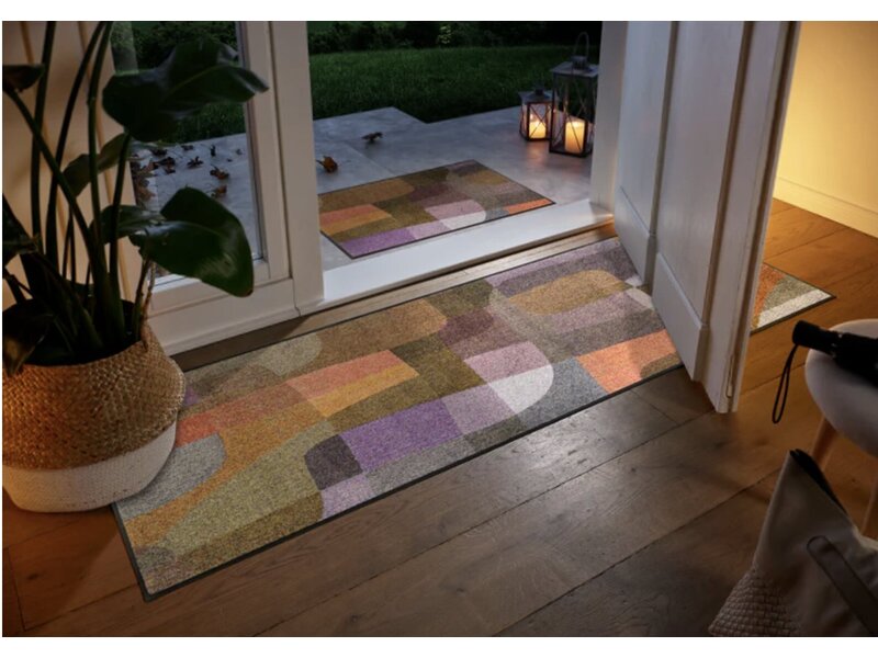 Kleentex Wash & Dry Future Mind voetmat – wasbare schoonloopmat design antislip