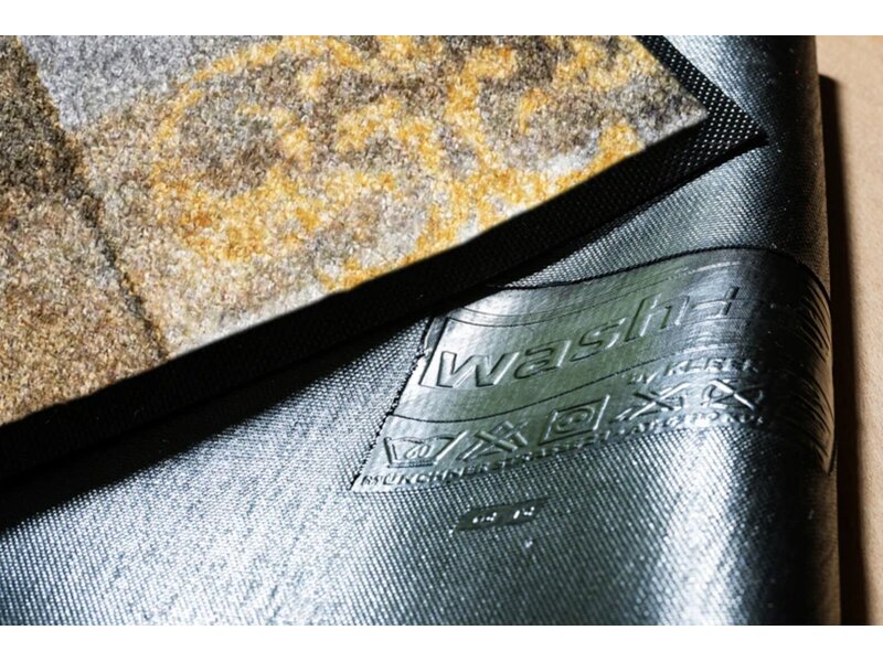 Kleentex Wash & Dry Tilea voetmat – wasbare schoonloopmat kleurrijk antislip