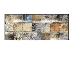 Kleentex Wash & Dry Tilea voetmat – wasbare schoonloopmat kleurrijk antislip