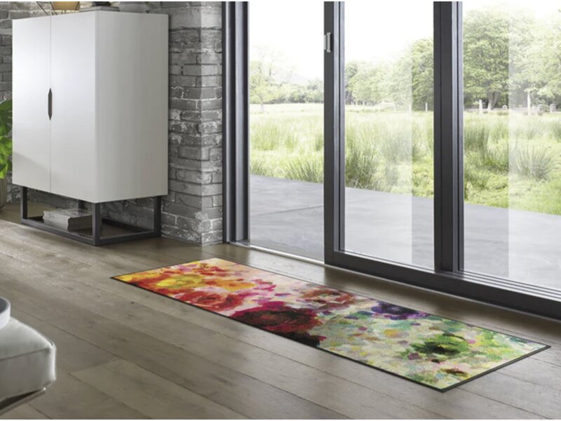 Kleentex Wash & Dry Colour Blast voetmat – wasbare schoonloopmat kleurrijk antislip