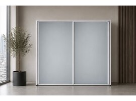Ultom Isotta meuble moyen – armoire bureau design avec portes coulissantes en verre