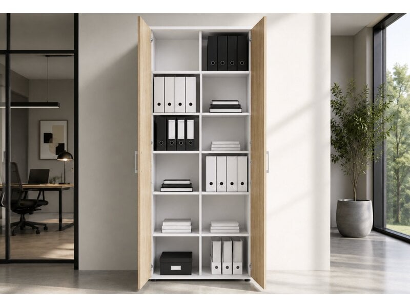 MDD Basic armoire XL haute 218 cm – Rangement polyvalent, solide et économique