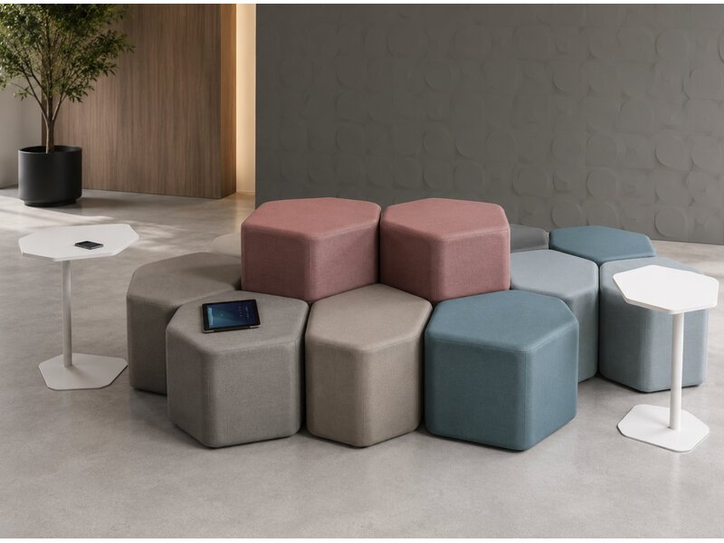 MDD Bazalto – Modulaire zitpoefs voor moderne kantoren, lounge- en samenwerkruimtes
