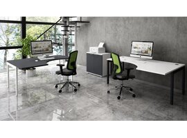 MDD MDD Ogi U hoekbureau – modern design hoekbureau met kabelmanagement voor kantoor MDD Ogi U hoekbureau – modern design hoekbureau met kabelmanagement voor kantoor
