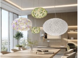 Suspension Kartell Bloom – lampe design décorative à fleurs par Ferruccio Laviani