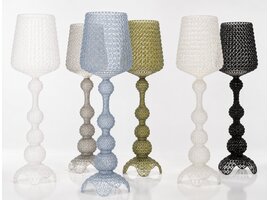 Kartell Kabuki LED-vloerlamp – dimbare design vloerlamp met kantstructuur van Ferruccio Laviani