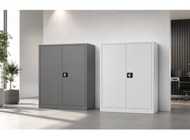 BNO BNO metalen archiefkast – afsluitbare kantoorkast met verstelbare legplanken voor dossiers BNO metalen archiefkast – afsluitbare kantoorkast met verstelbare legplanken voor dossiers