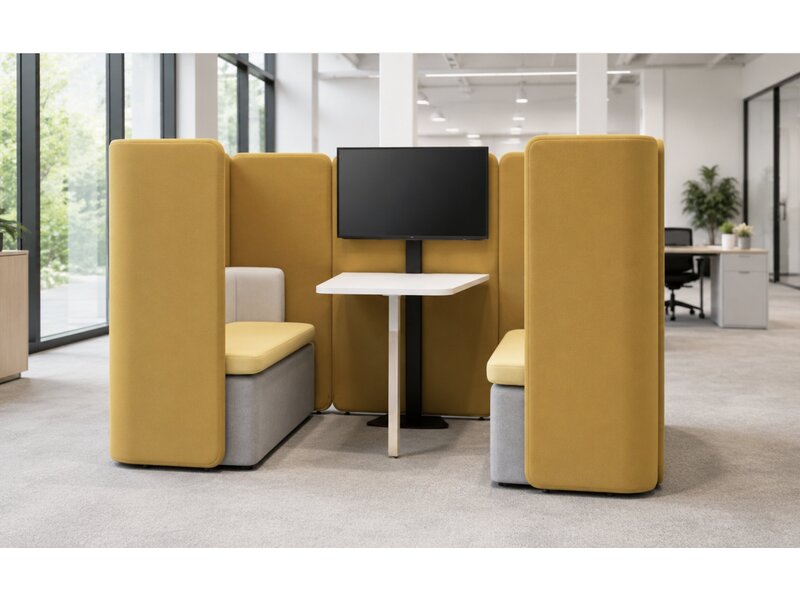 MDD Kaiva akoestische werkplek – room-in-room zitoplossing voor overleg, privacy en focus