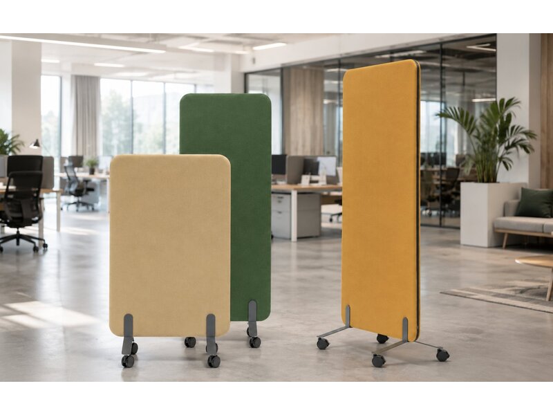 Cloison acoustique MDD Sonic – paravent de bureau pour confidentialité, acoustique et zones flexibles