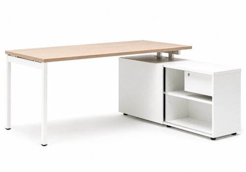 Ogi-Y Bureau d'angle avec placard de rangement