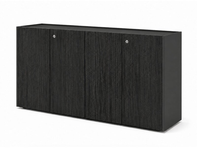 MDD Viga lage kast – design opbergkast in eikenfineer of Fenix voor kantoor en directiewerkplek
