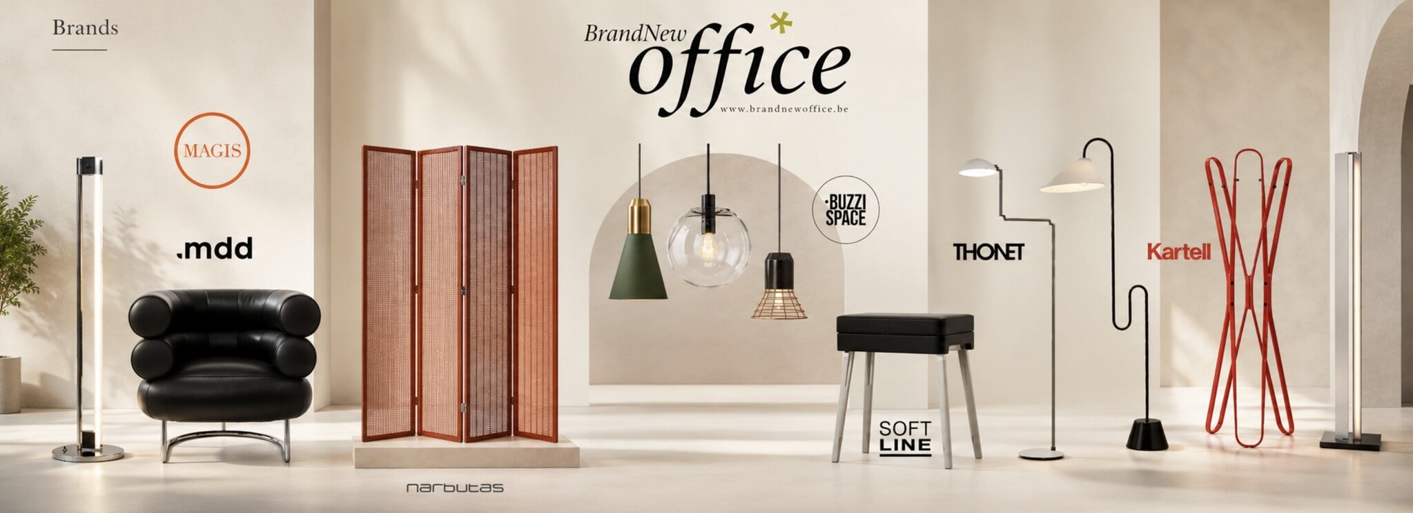 De merken van Brand New Office