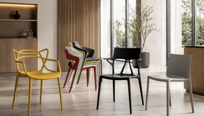 Design kunststof stoelen