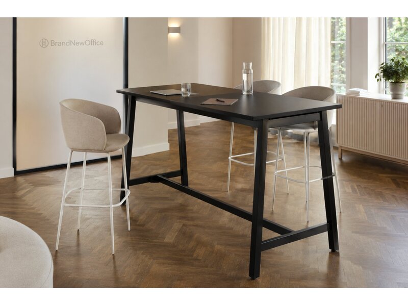 Table haute MDD Ogi Metal – table de bureau haute pour réunions informelles, cafétérias et espaces collaboratifs