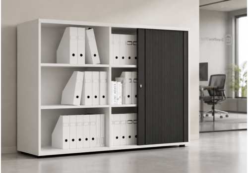 Basic armoire à rideaux moyenne