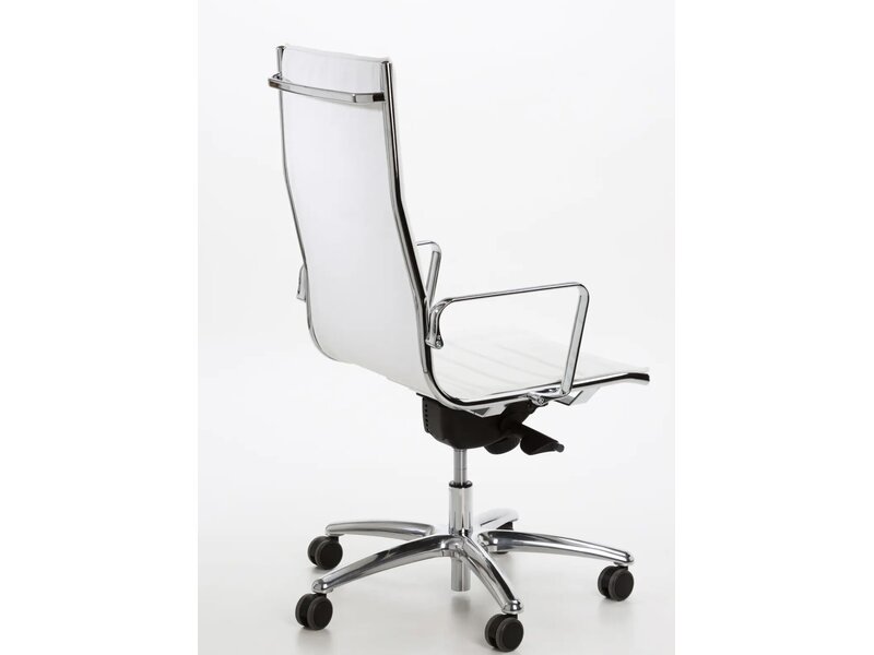 Fauteuil de direction Luxy Light en cuir – siège italien haut dossier avec mécanisme multiblock