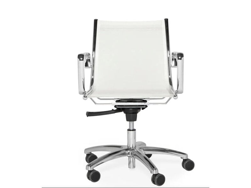 Fauteuil de bureau Luxy Light en résille – siège italien respirant avec structure aluminium et mécanisme multiblock