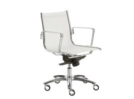 Luxy Italia Fauteuil de bureau Luxy Light en résille – siège italien respirant avec structure aluminium et mécanisme multiblock Fauteuil de bureau Luxy Light en résille – siège italien respirant avec structure aluminium et mécanisme multiblock