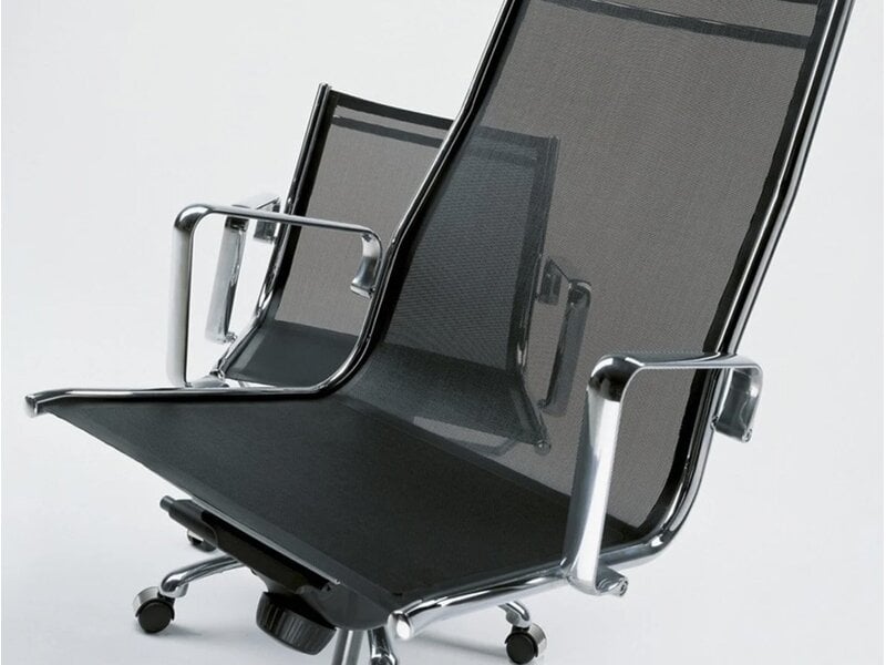 Fauteuil de bureau Luxy Light en résille – siège italien respirant avec structure aluminium et mécanisme multiblock