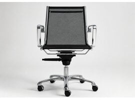 Luxy Italia Fauteuil de bureau Luxy Light en résille – siège italien respirant avec structure aluminium et mécanisme multiblock Fauteuil de bureau Luxy Light en résille – siège italien respirant avec structure aluminium et mécanisme multiblock