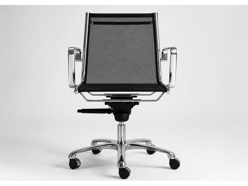 Fauteuil de bureau Luxy Light en résille – siège italien respirant avec structure aluminium et mécanisme multiblock