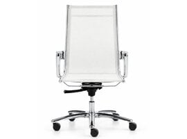 Luxy Italia Fauteuil de direction Luxy Light en résille – siège italien haut dossier avec structure aluminium et mécanisme multiblock Fauteuil de direction Luxy Light en résille – siège italien haut dossier avec structure aluminium et mécanisme multiblock