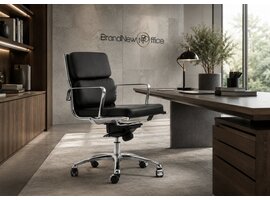 Luxy Fauteuil de bureau Luxy Light en cuir ou similicuir – siège italien avec structure aluminium et mécanisme relax Fauteuil de bureau Luxy Light en cuir ou similicuir – siège italien avec structure aluminium et mécanisme relax