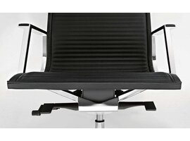 Luxy Fauteuil de bureau Luxy Nulite en cuir ou similicuir – siège italien avec mécanisme multiblock et détails aluminium Fauteuil de bureau Luxy Nulite en cuir ou similicuir – siège italien avec mécanisme multiblock et détails aluminium
