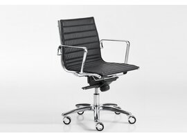 Luxy Fauteuil de bureau Luxy Light en cuir ou similicuir – siège italien avec structure aluminium et mécanisme relax Fauteuil de bureau Luxy Light en cuir ou similicuir – siège italien avec structure aluminium et mécanisme relax