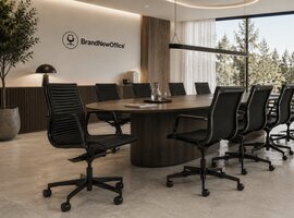 Luxy Nulite Medium Back bureaustoel in leder of kunstleder – Italiaanse stoel met multiblock mechanisme en aluminium armleuningen