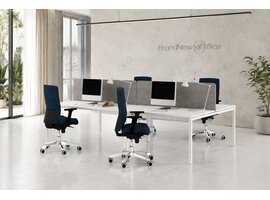 Narbutas Narbutas Nova design werkplek – elegant bureau-eiland voor 2 of 4 personen Narbutas Nova design werkplek – elegant bureau-eiland voor 2 of 4 personen