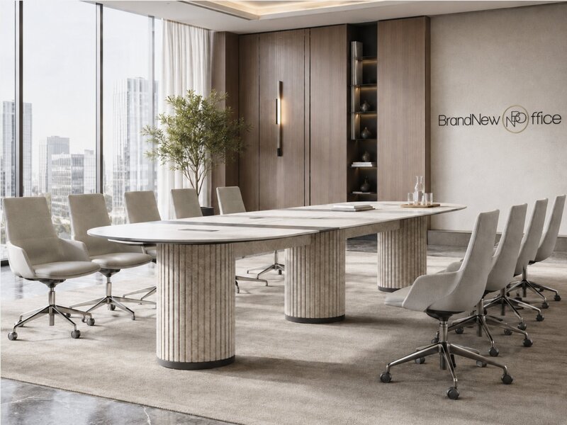 Table de réunion Narbutas Parthos – table design architecturale pour espaces collaboratifs