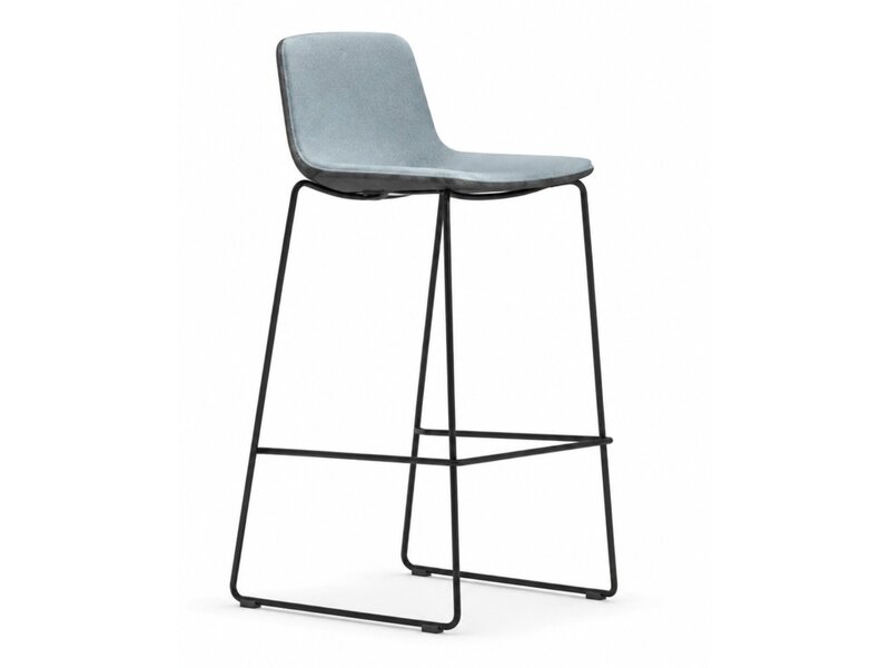 Narbutas Twist & Sit hoge kruk – design barkruk met metalen onderstel