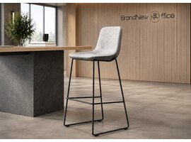 Narbutas Twist & Sit hoge kruk – design barkruk met metalen onderstel