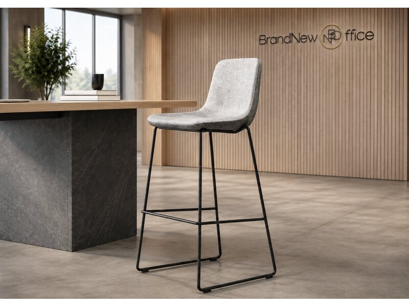 Narbutas Twist & Sit hoge kruk – design barkruk met metalen onderstel