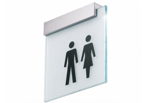 Clear wandbord - 14h x 14b x 2,4d cm