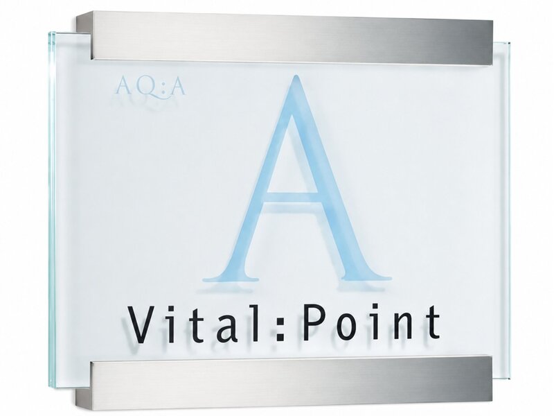 Clear infobord - glas -2 wandhouders- 42,0 × 29,7 x 2,4d cm