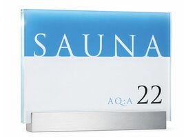 Sign Systems Clear deurbordje - glas - 15h x 20b x 2,4d cm Clear deurbordje - glas - 15h x 20b x 2,4d cm