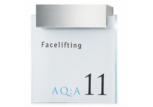 Clear plaque de porte - 10h x 10l x 2,4p cm