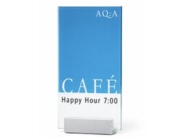 Sign Systems Clear tafelbord - 22h x 10,5b x 2,4d cm Clear tafelbord - 22h x 10,5b x 2,4d cm