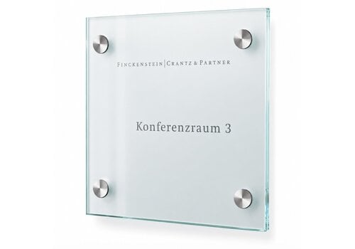 Sign Systems Cristallo deurbordje - 15h x 15b x 2,8d cm Cristallo deurbordje - 15h x 15b x 2,8d cm