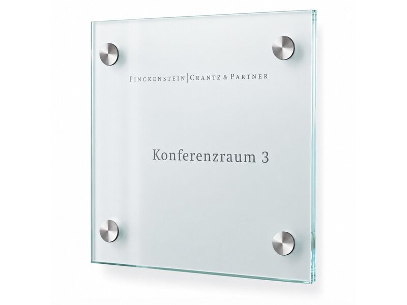 Sign Systems Cristallo deurbordje - 15h x 15b x 2,8d cm Cristallo deurbordje - 15h x 15b x 2,8d cm