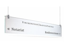 Cristallo infobord - 12h x 70b x 0,6d cm
