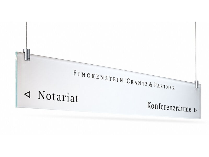 Cristallo infobord - 12h x 70b x 0,6d cm