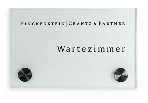 Sign Systems Cristallo deurbordje - 10h x 16b x 2,8d cm Cristallo deurbordje - 10h x 16b x 2,8d cm