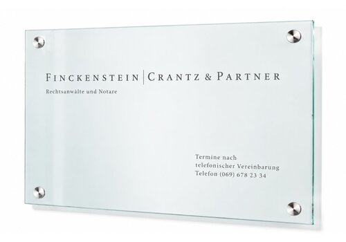 Sign Systems Cristallo plaques murales - A3 Cristallo plaques murales - A3